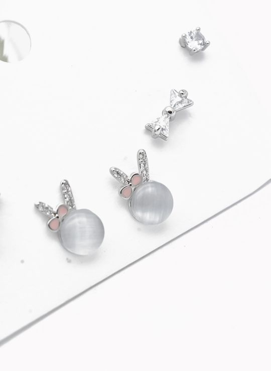SET DE ARETES X 3 PARES XUPING / RODIO GARANTIZADO