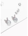 SET DE ARETES X 3 PARES XUPING / RODIO GARANTIZADO