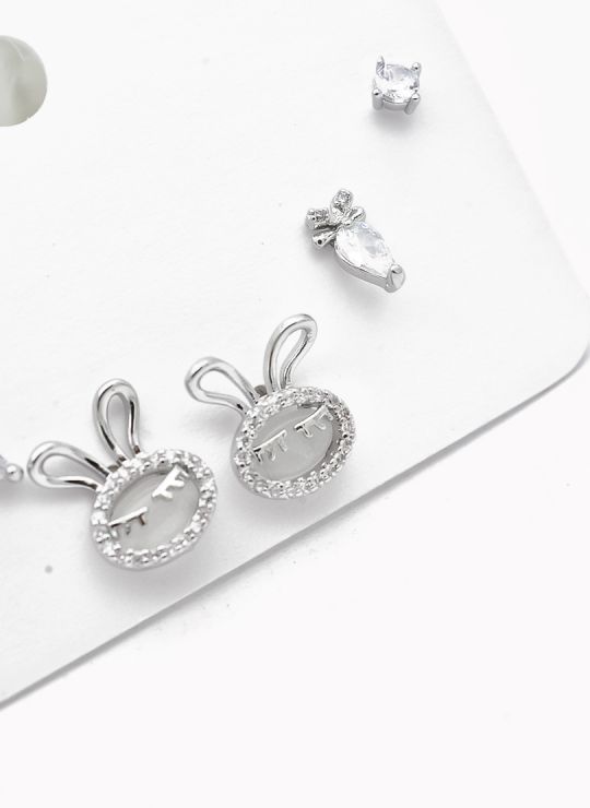 SET DE ARETES X 3 PARES XUPING / RODIO GARANTIZADO