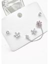 SET DE ARETES X 3 PARES XUPING / RODIO GARANTIZADO