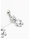 ARETES RODIO MARCA XUPING MICROCIRCONES /YSX
