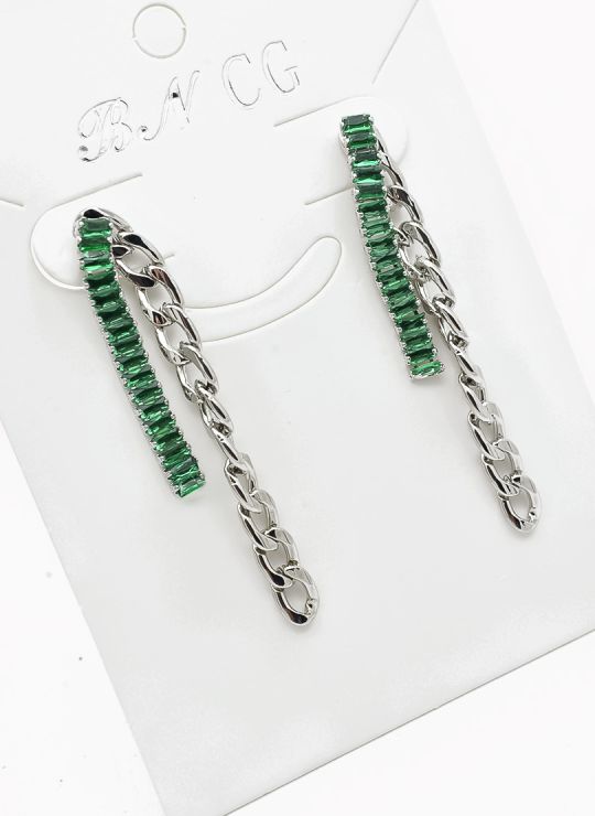 ARETES RODIO MARCA XUPING MICROCIRCONES /YSX