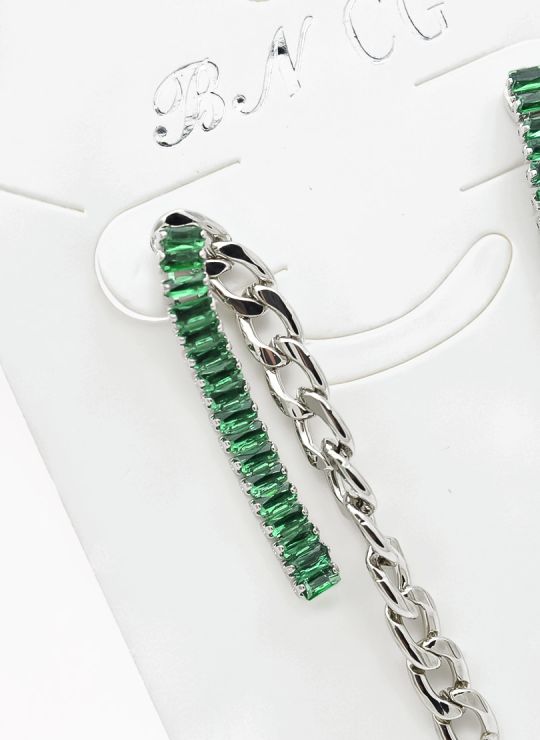 ARETES RODIO MARCA XUPING MICROCIRCONES /YSX
