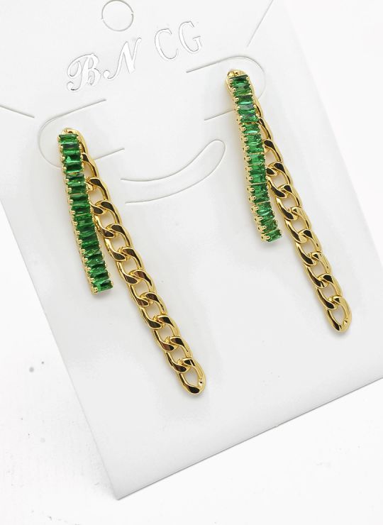 ARETES RODIO MARCA XUPING MICROCIRCONES /YSX