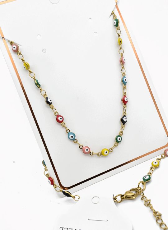 SET DE COLLAR, DIJE EN ACERO INOXIDABLE 316L