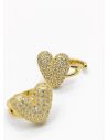 EAR CUFF RODIO COLOR - MICROCIRCON/PRECIO X UNIDAD