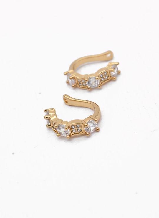 EAR CUFF RODIO COLOR - MICROCIRCON/PRECIO X UNIDAD