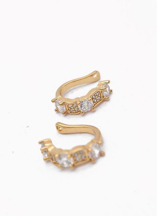 EAR CUFF RODIO COLOR - MICROCIRCON/PRECIO X UNIDAD