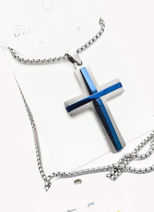 SET DE COLLAR, DIJE EN ACERO INOXIDABLE 316L