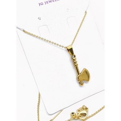 SET DE COLLAR, DIJE EN ACERO INOXIDABLE 316L