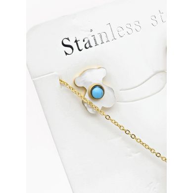 SET DE COLLAR, DIJE EN ACERO INOXIDABLE 316L