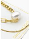 SET DE COLLAR, DIJE EN ACERO INOXIDABLE 316L