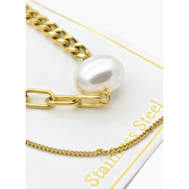 SET DE COLLAR, DIJE EN ACERO INOXIDABLE 316L