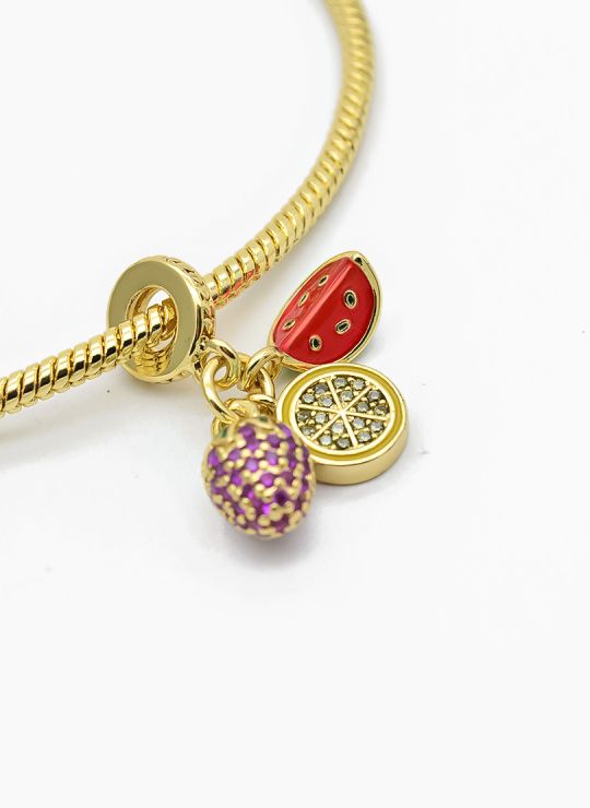 PULSERA / BRAZALETE EN RODIO CON MICROCIRCONES