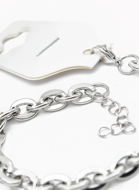 PULSERA / BRAZALETE EN RODIO CON MICROCIRCONES