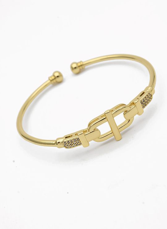 PULSERA / BRAZALETE EN RODIO CON MICROCIRCONES
