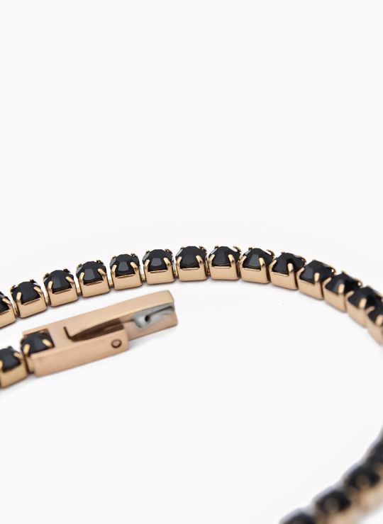 PULSERA / BRAZALETE EN RODIO CON MICROCIRCONES