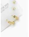 SET DE ARETES X 3 PARES RODIO XUPING /GARANTIZADO