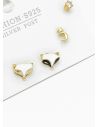 SET DE ARETES X 3 PARES RODIO XUPING /GARANTIZADO