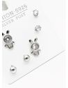 SET DE ARETES X 3 PARES RODIO XUPING /GARANTIZADO