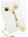 SET DE COLLAR, DIJE EN ACERO INOXIDABLE 316L