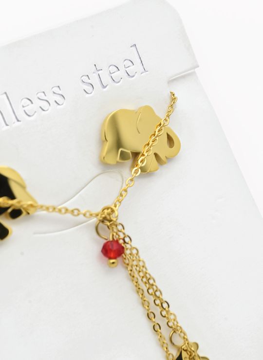 SET DE COLLAR, DIJE EN ACERO INOXIDABLE 316L