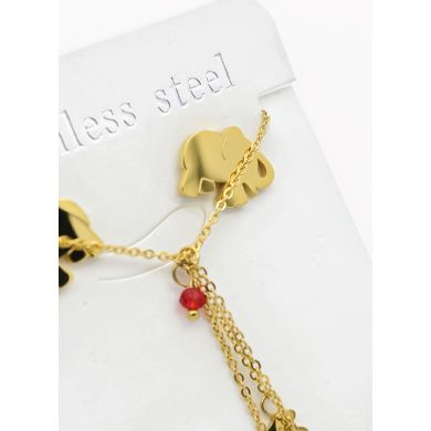 SET DE COLLAR, DIJE EN ACERO INOXIDABLE 316L