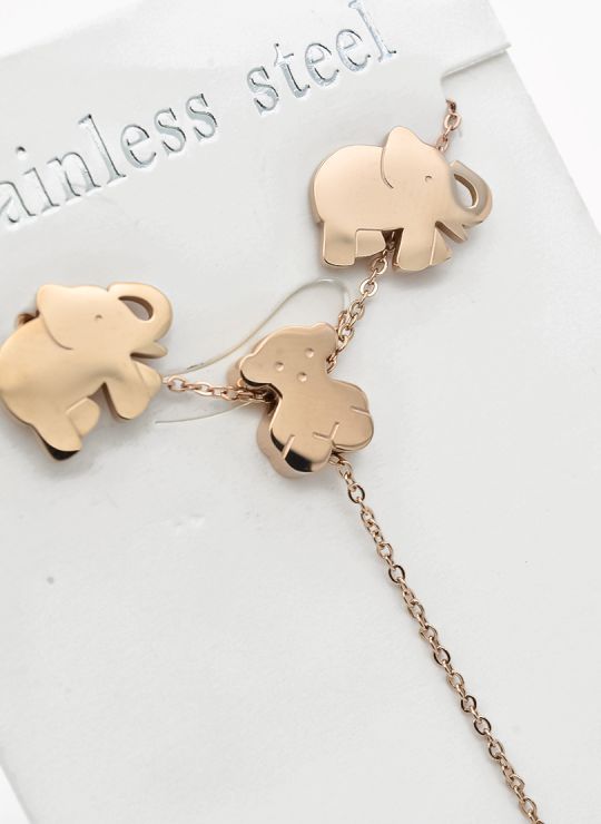 SET DE COLLAR, DIJE EN ACERO INOXIDABLE 316L