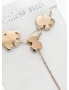 SET DE COLLAR, DIJE EN ACERO INOXIDABLE 316L