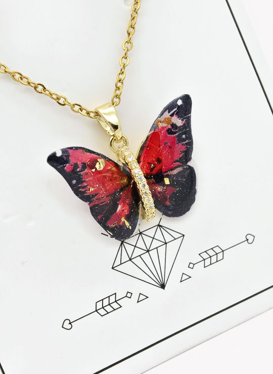 SET DE COLLAR, DIJE EN ACERO INOXIDABLE 316L