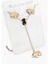 SET DE COLLAR, DIJE EN ACERO INOXIDABLE 316L