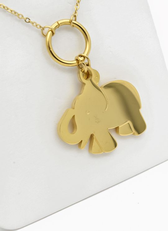 SET DE COLLAR, DIJE EN ACERO INOXIDABLE 316L