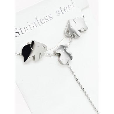 SET DE COLLAR, DIJE EN ACERO INOXIDABLE 316L