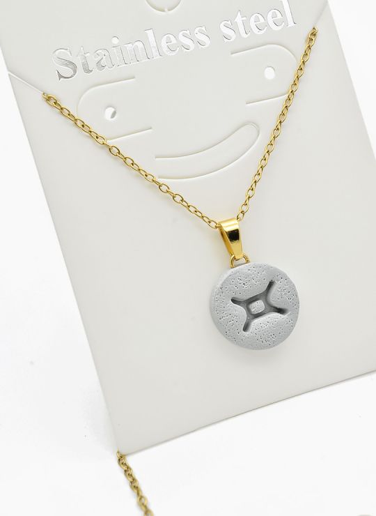 SET DE COLLAR ZODIACO, DIJE EN ACERO INOXIDABLE 316L