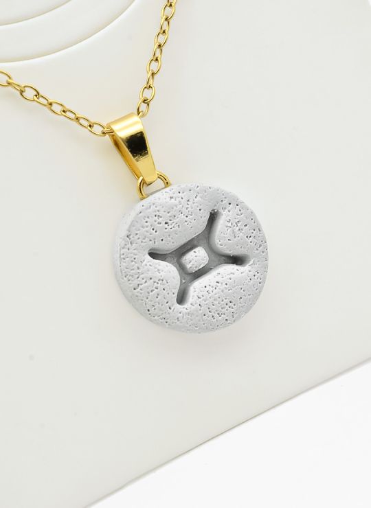 SET DE COLLAR ZODIACO, DIJE EN ACERO INOXIDABLE 316L