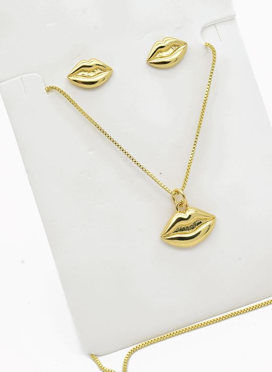 SET DE COLLAR Y DIJE EN RODIO CON MICROCIRCIONES / GARANTIA