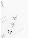 SET DE ARETES X 3 PARES RODIO XUPING /GARANTIZADO