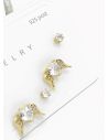 SET DE ARETES X 3 PARES RODIO XUPING /GARANTIZADO