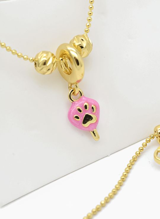 SET DE COLLAR Y DIJE EN RODIO CON MICROCIRCIONES / GARANTIA