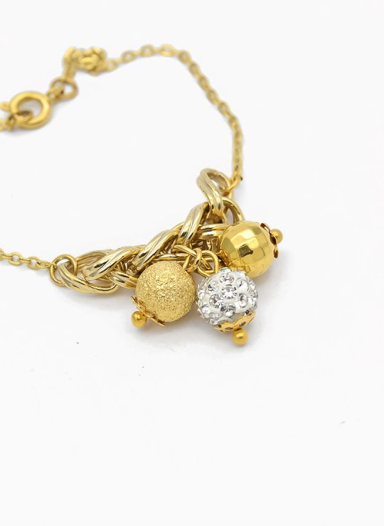 PULSERA / BRAZALETE EN RODIO CON MICROCIRCONES