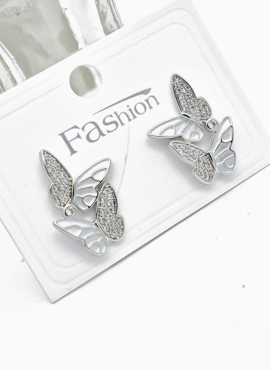 ARETES RODIO MARCA XUPING MICROCIRCONES /YSX