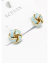 ARETES RODIO MARCA XUPING MICROCIRCONES /YSX