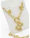 SET DE COLLAR Y DIJE EN RODIO CON MICROCIRCIONES / GARANTIA