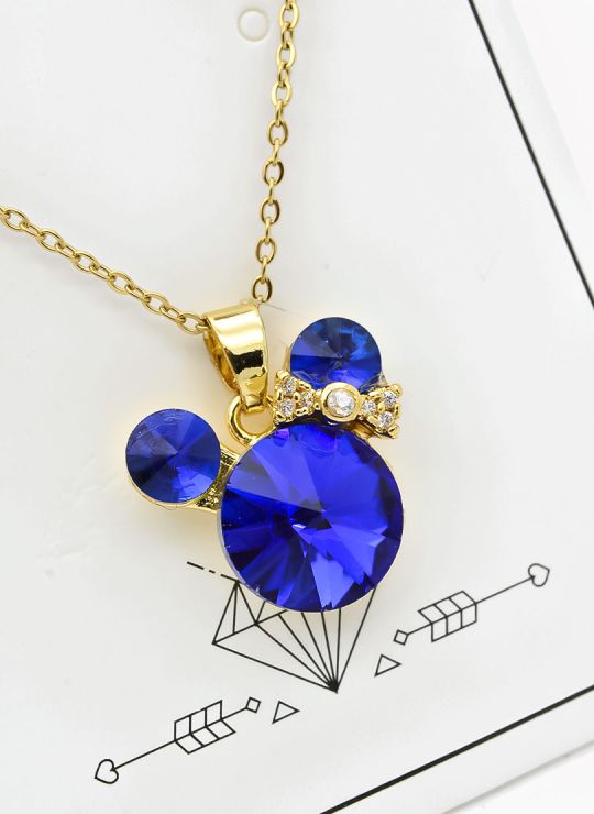 SET DE COLLAR, DIJE EN ACERO INOXIDABLE 316L