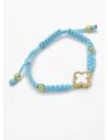 PULSERA TEJIDA / BRAZALETE EN RODIO CON MICROCIRCONES
