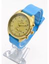 RELOJ GOMA CON SEGUNDERO LATERAL / CALENDARIO CON PULSO SILICONA CALIDAD AA