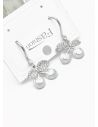 ARETES RODIO MARCA XUPING MICROCIRCONES /YSX