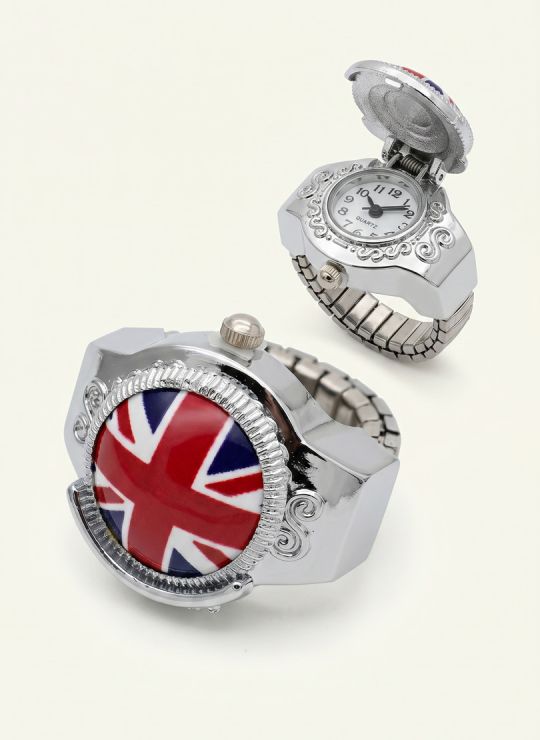 ANILLO AJUSTABLE METALICO RELOJ ESPECIAL VINTAGE