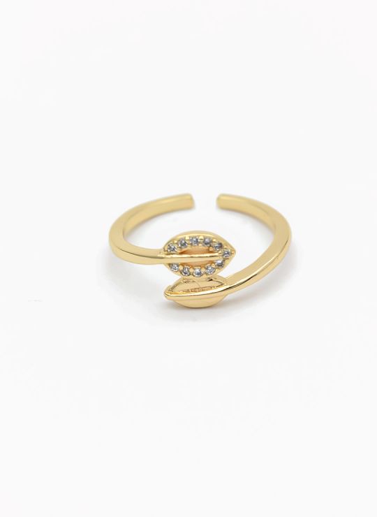 ANILLO GRADUABLE RODIO XUPING YXZ CRISTALES