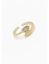 ANILLO GRADUABLE RODIO XUPING YXZ CRISTALES